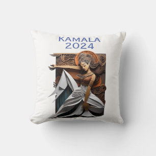 Cojín Decorativo Kamala 2024 para Presidenta Thunder_Cove