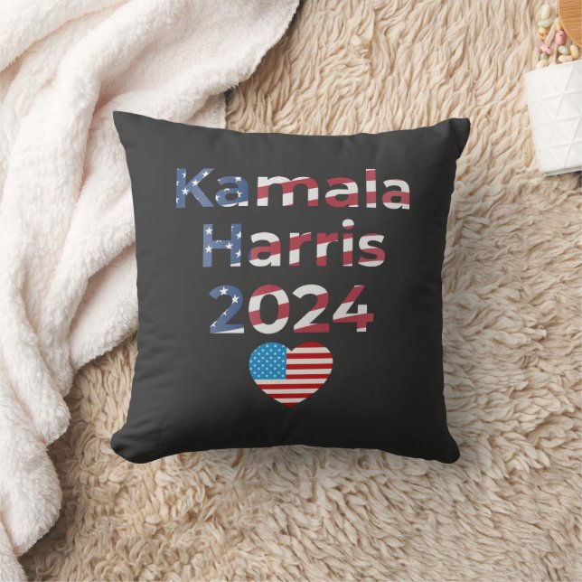 Cojín Decorativo Kamala Harris 2024 Patriotic (Manta)