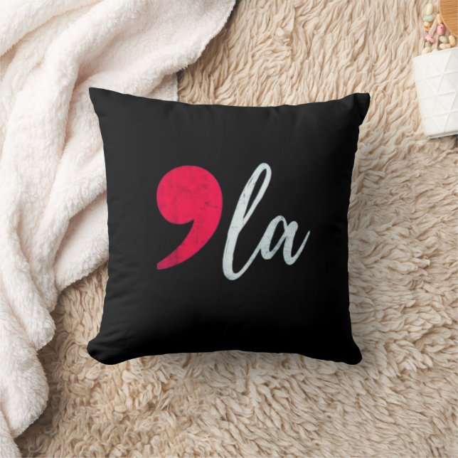 Cojín Decorativo Kamala Harris 2024 Presidente Comma La Funny (Manta)