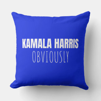 COJÍN DECORATIVO KAMALA HARRIS OBVIAMENTE