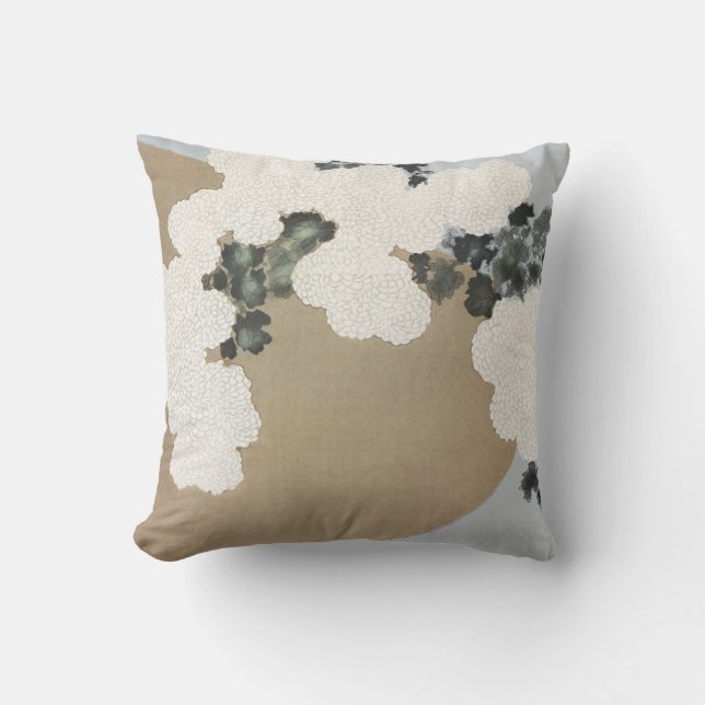 Cojín Decorativo Kamisaka Sekka japón pintura tradicional vint (Anverso)