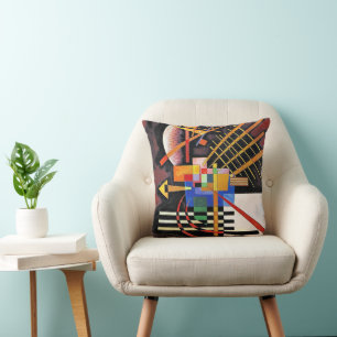 Cojín Decorativo Kandinsky - Arriba y a la Izquierda,