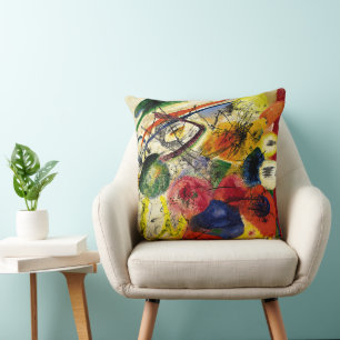 Cojín Decorativo Kandinsky - Ataques negros,