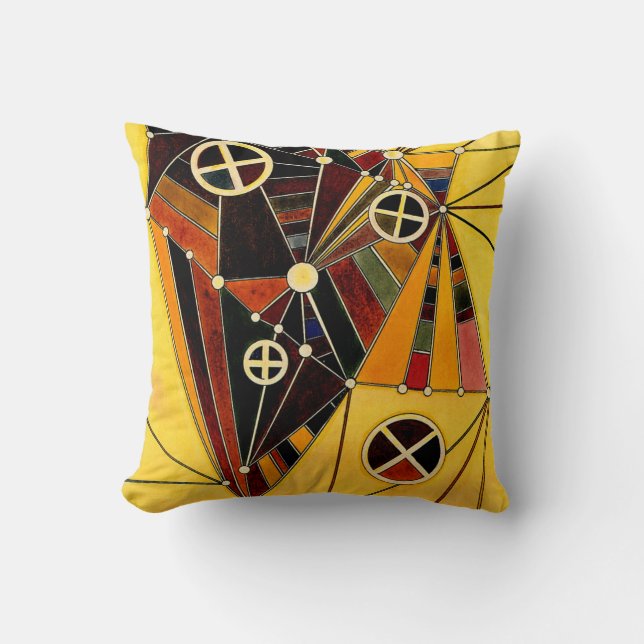Cojín Decorativo Kandinsky - En la red, (Anverso)