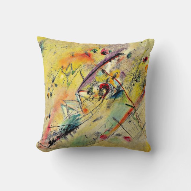 Cojín Decorativo Kandinsky - Imagen de Luz, (Anverso)