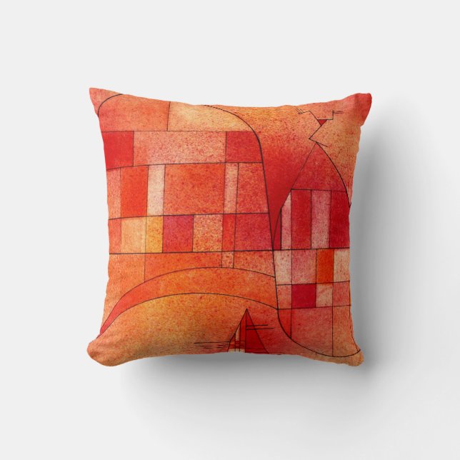 Cojín Decorativo Kandinsky - Rosa amarillo (Anverso)