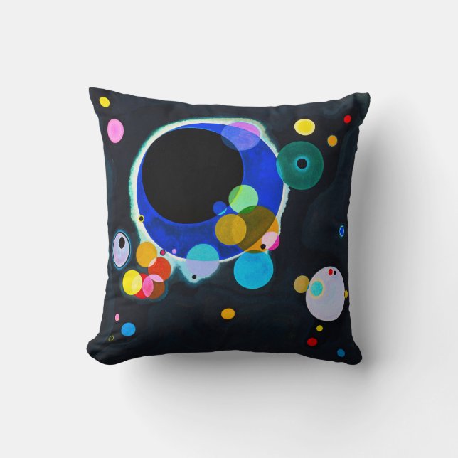 Cojín Decorativo Kandinsky Varios Círculos Pillow (Anverso)