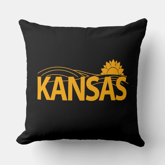 Cojín Decorativo Kansas Estados Unidos de América (Anverso)