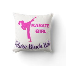 Karate Girl Future Black Belt Motivational Decor