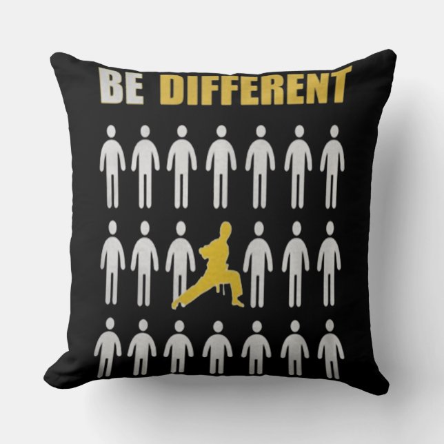 Cojín Decorativo Karate Master Be Different Personalizado Gift (Anverso)