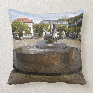 Cojín Decorativo Karlsplatz (Plaza Karl), casco antiguo de Heidelbe