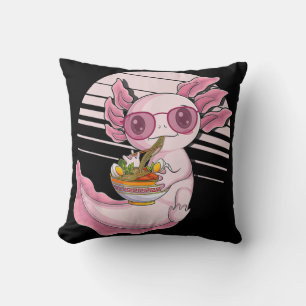 Cojín Decorativo Kawaii Axolotl Ramen Noodles Anime G