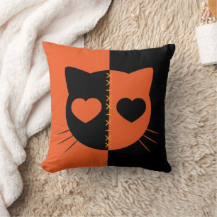 Cojín Decorativo Kawaii Creepy Cute Cat Halloween