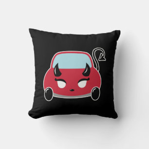 Cojín Decorativo Kawaii Devil Car