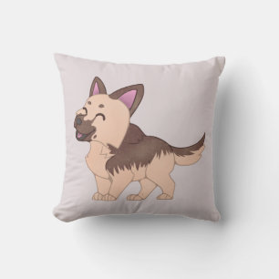 Cojín Decorativo Kawaii German Shepherd Dog