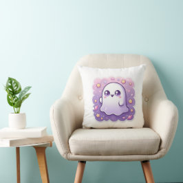 Cojín Decorativo Kawaii Ghost Pillow Cute Pastel Halloween Cushira
