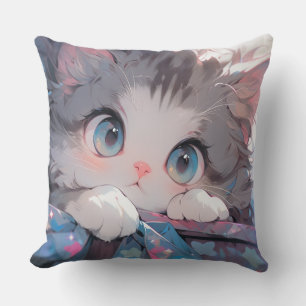 Cojín Decorativo Kawaii Kat