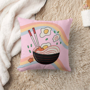 Cojín Decorativo Kawaii Noodles
