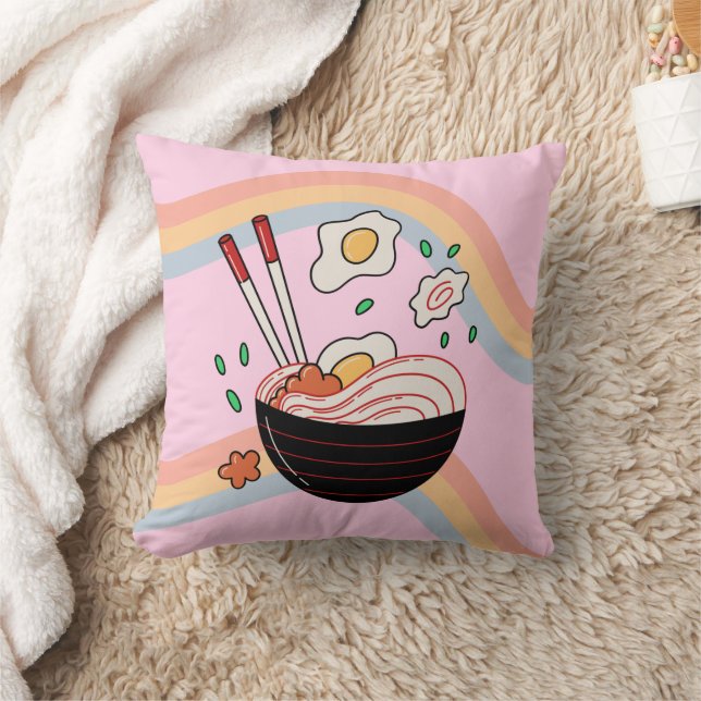 Cojín Decorativo Kawaii Noodles (Manta)