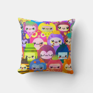 Cojín Decorativo Kawaii Pequeños Monstruos Bebé