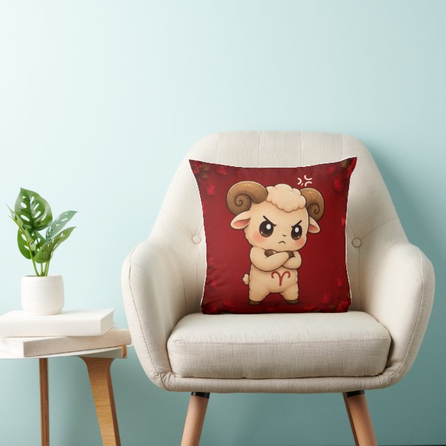 Cojín Decorativo Kawaii Zodiac Neos Aries (Silla)