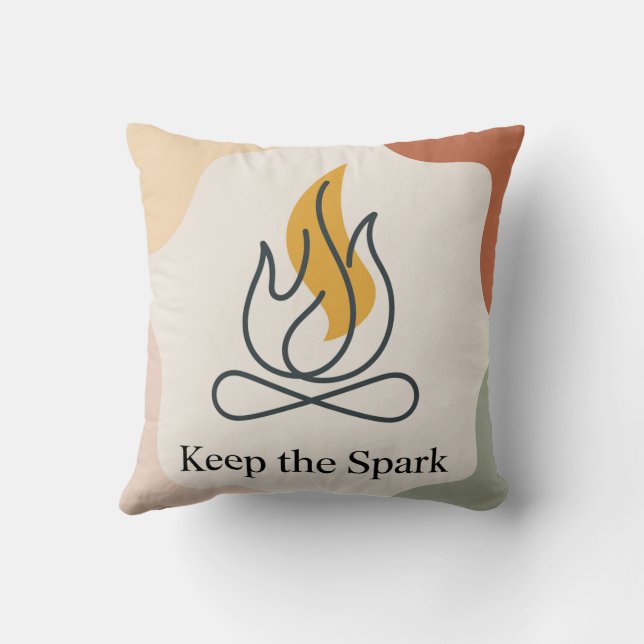 Cojín Decorativo Keep The Spark (Reverso)