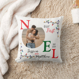 Cojín Decorativo Keepsake Parejas Foto Festividad Colorido Primer N