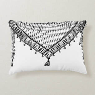 Cojín Decorativo Keffiyeh palestino Scarf tejido tradicional