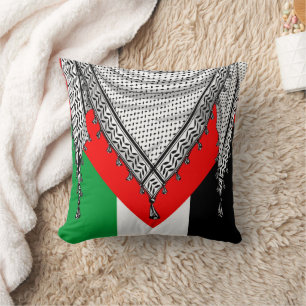 Cojín Decorativo Keffiyeh palestino Scarf tejido tradicional