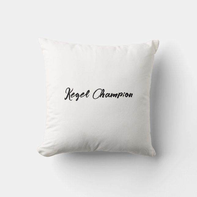 Cojín Decorativo Kegel Champion (Anverso)