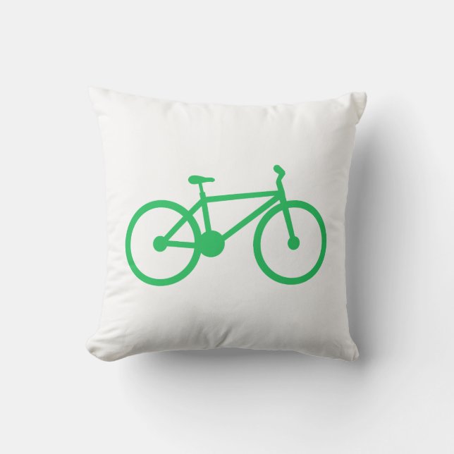 Cojín Decorativo Kelly Green Bicycle (Anverso)