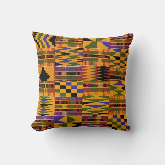 Cojín decorativo Kente Polyester (Anverso)