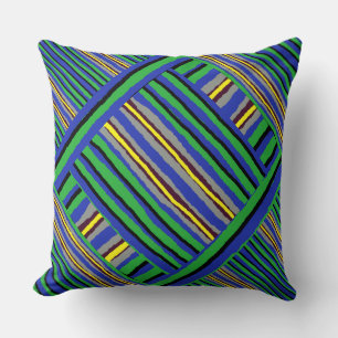 Cojín decorativo- Kente Rayas #2 Cojín decorativo