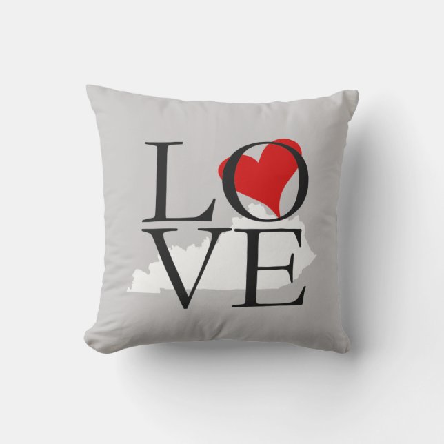 Cojín Decorativo Kentucky State Love Pillow (Anverso)