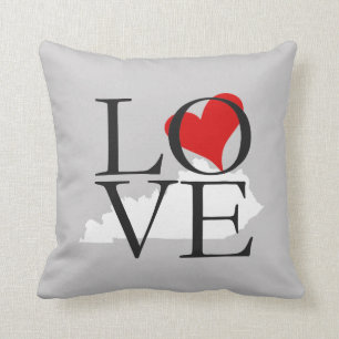 Cojín Decorativo Kentucky State Love Pillow