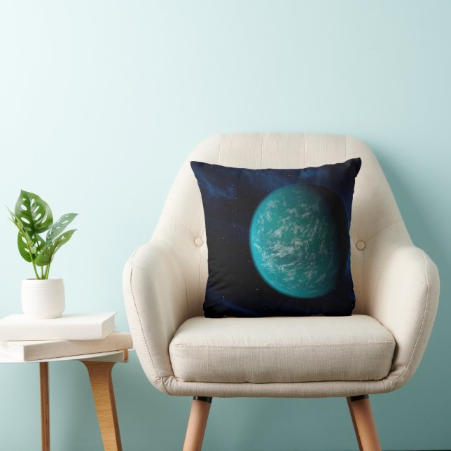 Cojín Decorativo Kepler 22b, un planeta extrasolar. (Silla)