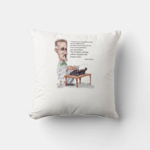 Cojín Decorativo Kerr/London James Joyce y el inglés son tortura Ci