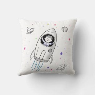 Cojín Decorativo Kid en el espacio