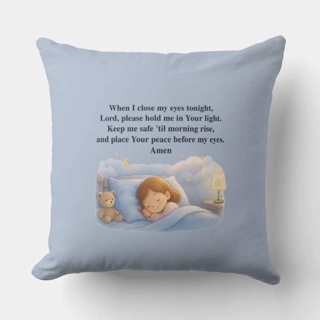 Cojín Decorativo Kids Prayer (Anverso)