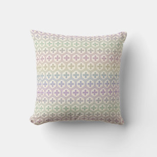Cojín Decorativo Kikko japonés: Huellas arcoiris