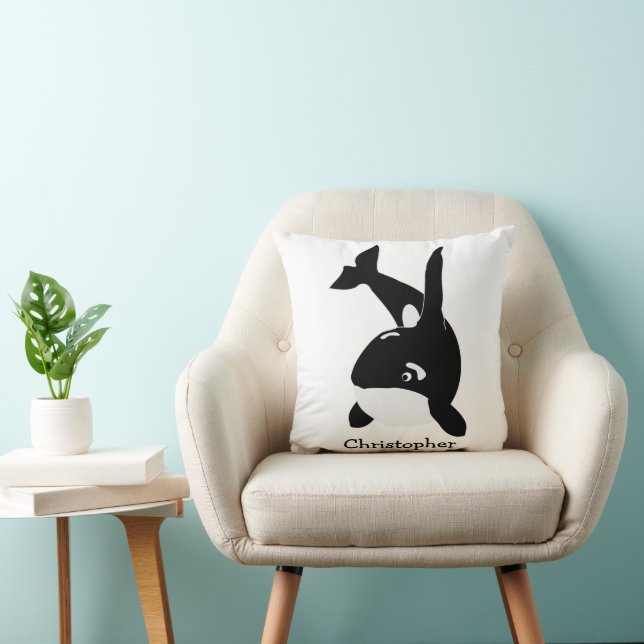 Cojín Decorativo Killer Whale Design Personalised (Silla)