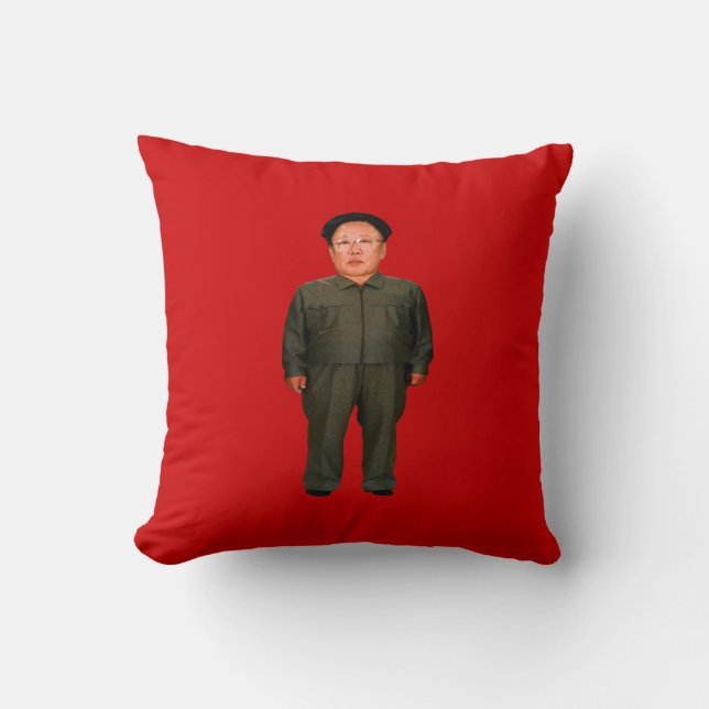 Cojín Decorativo Kim Jong Il (Anverso)