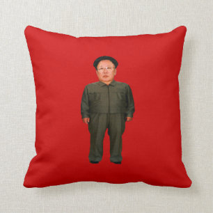 Cojín Decorativo Kim Jong Il