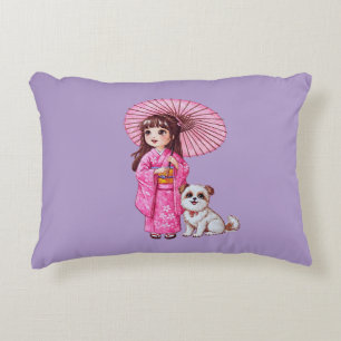 Cojín Decorativo Kimono Cutie & Puppy Pillow