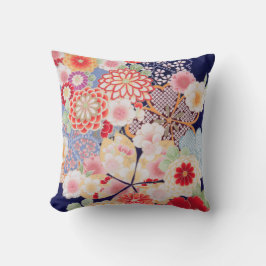 Cojín Decorativo KIMONO Japonés Textil, Flor