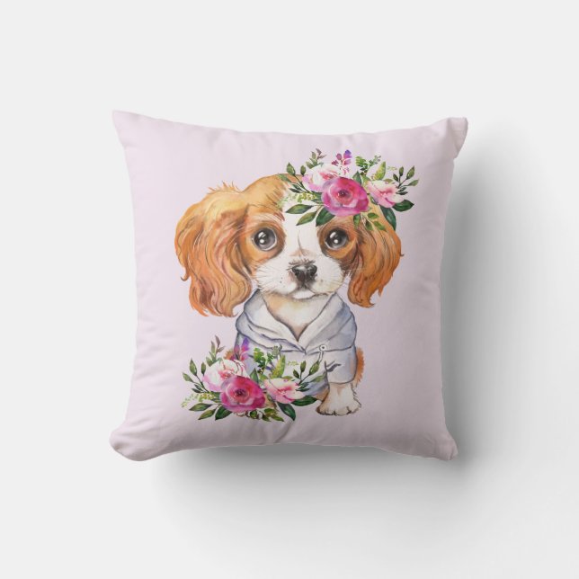 Cojín decorativo King Charles Puppy (Anverso)
