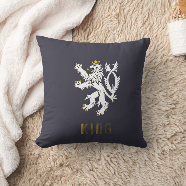 Cojín Decorativo King Lion Crest Decorative Pillow (Manta)