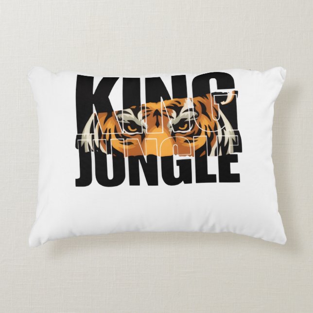 Cojín Decorativo King of the Jungle (Anverso)