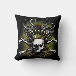 Cojín Decorativo King Squid Skull