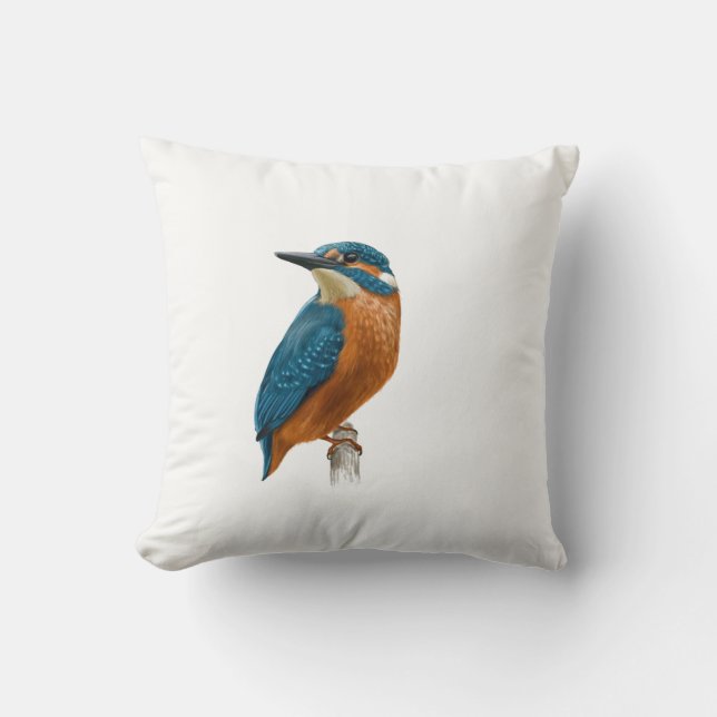 Cojín Decorativo Kingfisher Bird (Anverso)